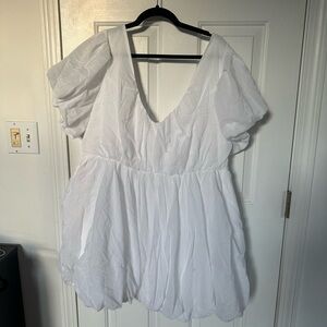 Elegant White Women's dress